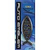 Jesus Fish Auto Sticker - LARGE Gold