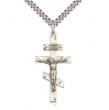 St Andrew Crucifix Pendant - Sterling Silver