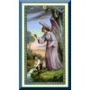 Angel with Boy Holy Card