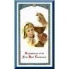 First Communion Holy Card for Girl